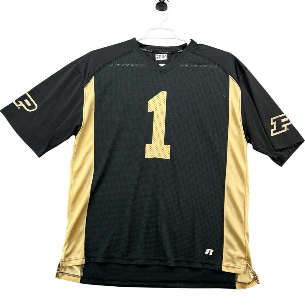Vintage Russell Athletic Purdue Boilermakers #1 Football Jersey Men's Large